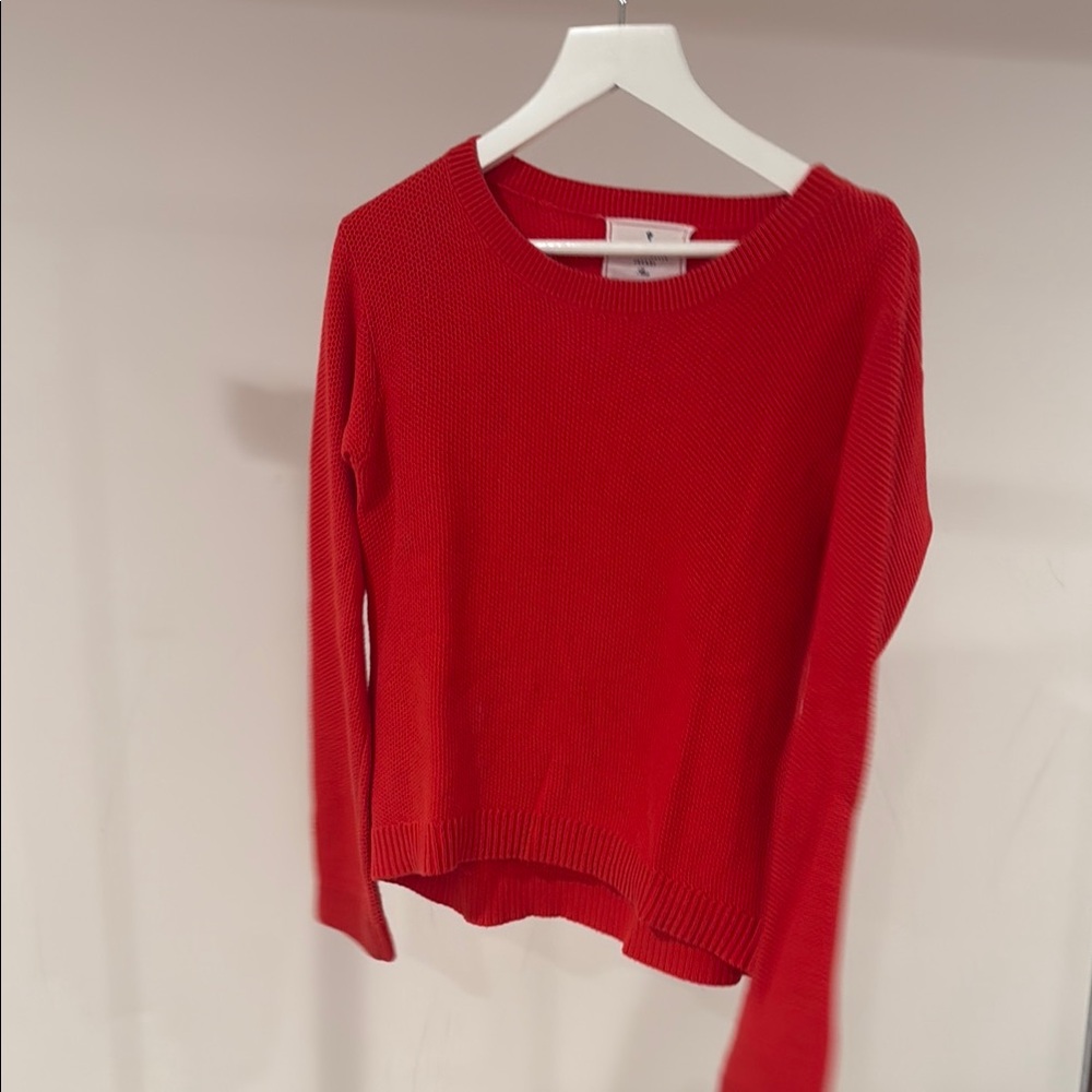 Mademoiselle Jacadi Red Women's Sweater Barley Worn
